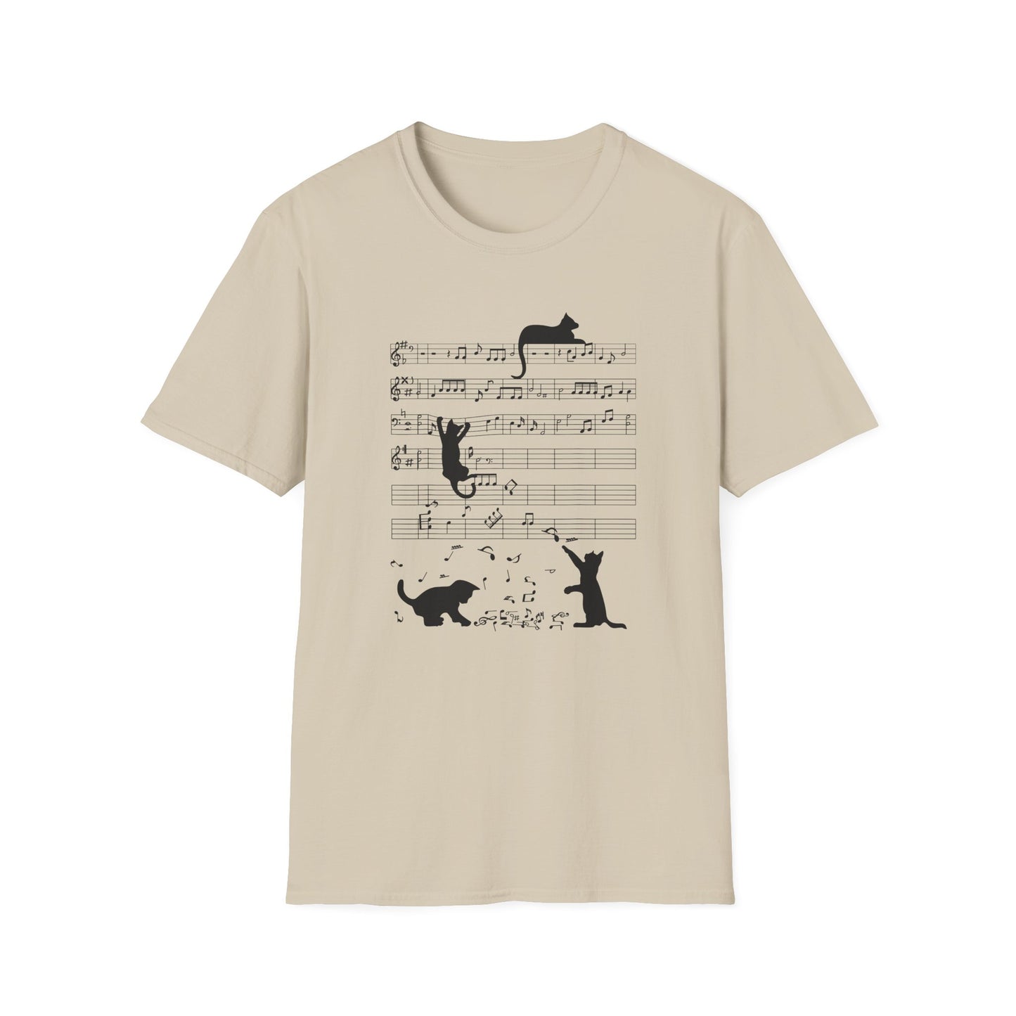 music notes T-shirt
