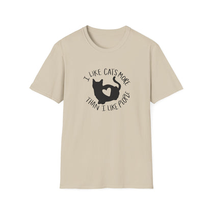 I like cats more T-Shirt