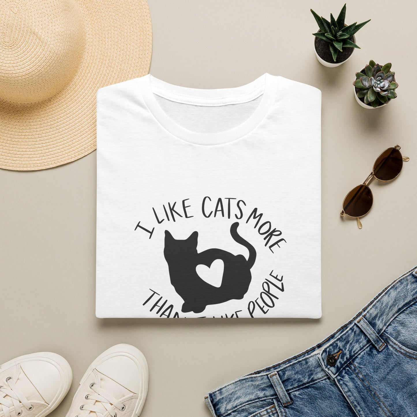 I like cats more T-Shirt