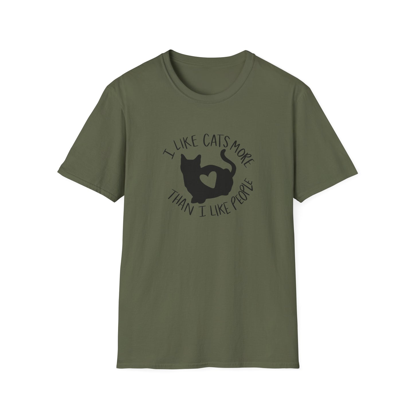 I like cats more T-Shirt