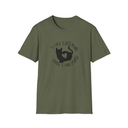 I like cats more T-Shirt