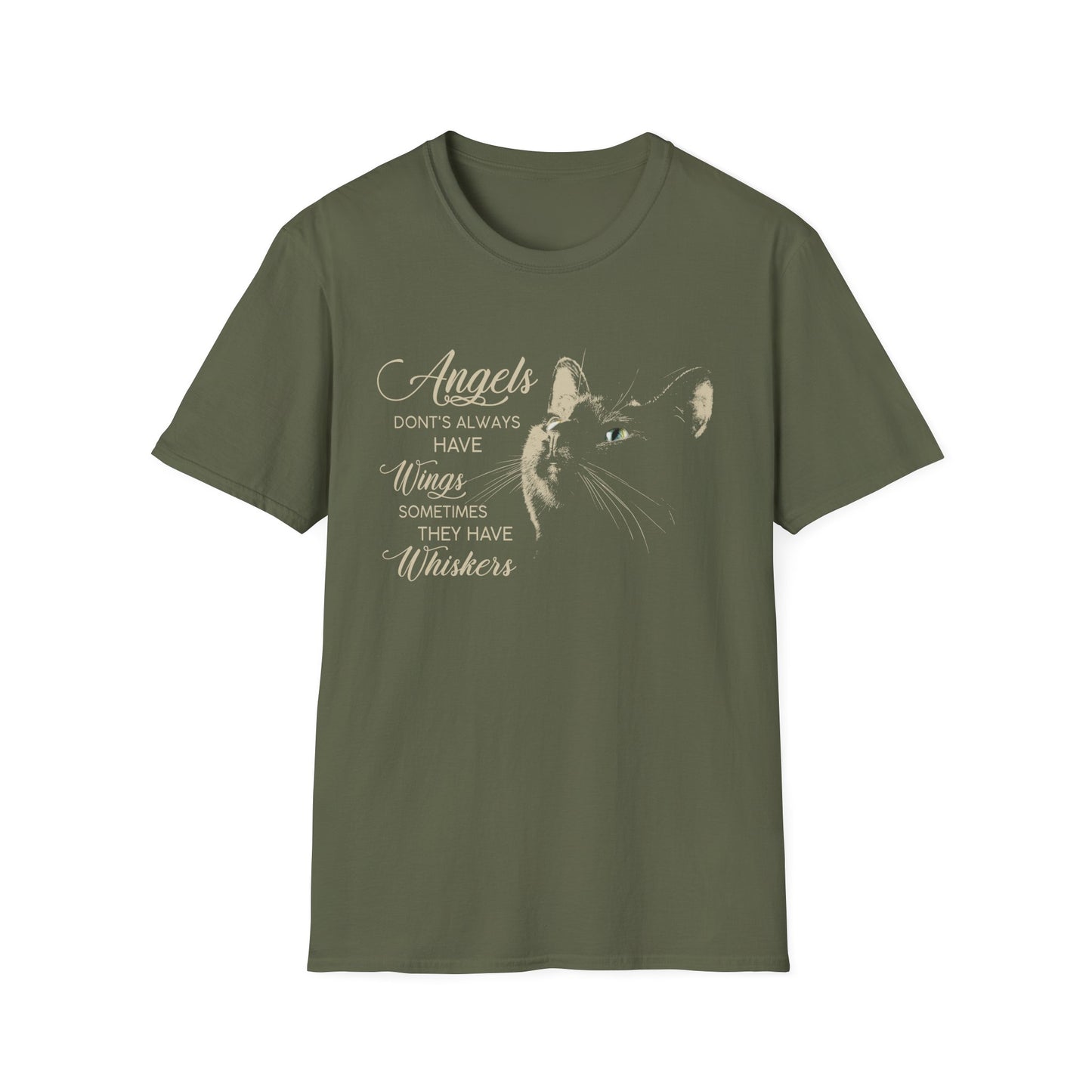 angels have whiskers T-shirt