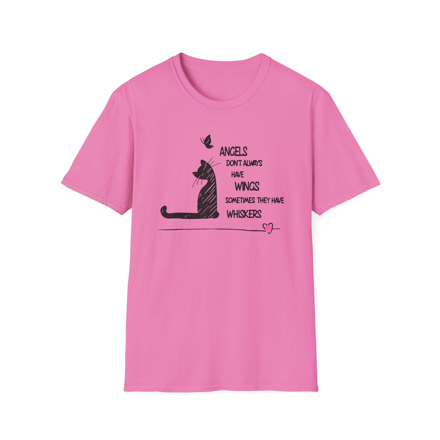 angelshave whiskers T-shirt