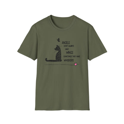 angelshave whiskers T-shirt