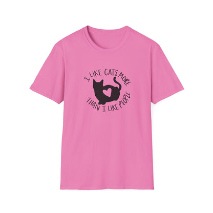 I like cats more T-Shirt