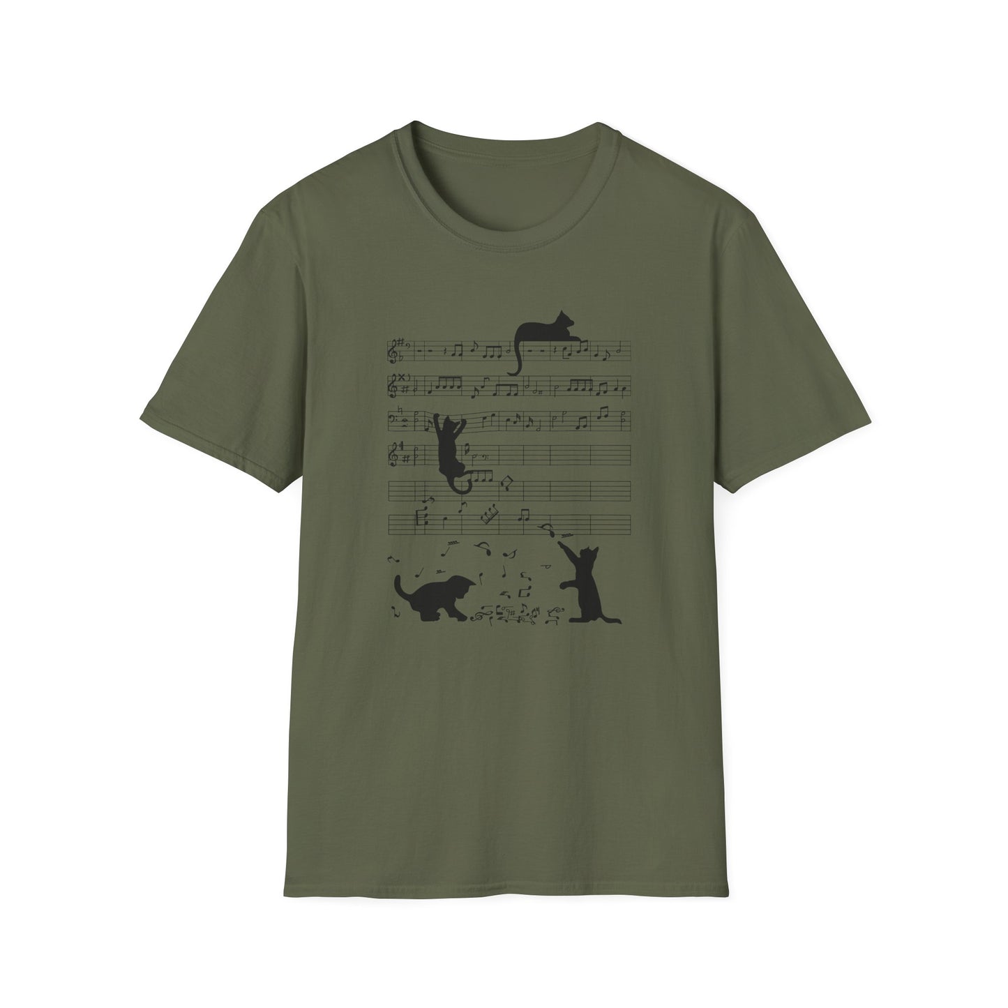 music notes T-shirt
