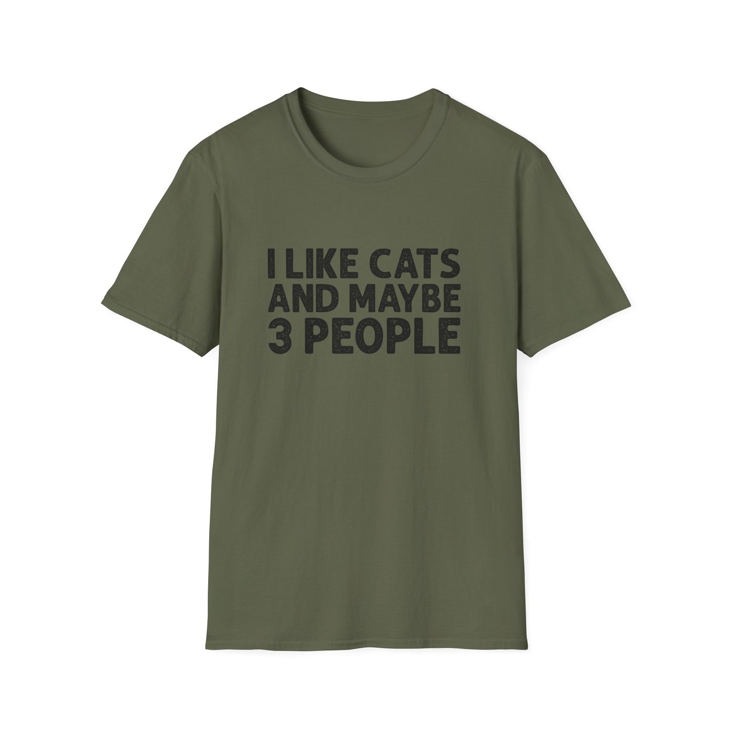 I like cats maybe 3 people T-Shirt