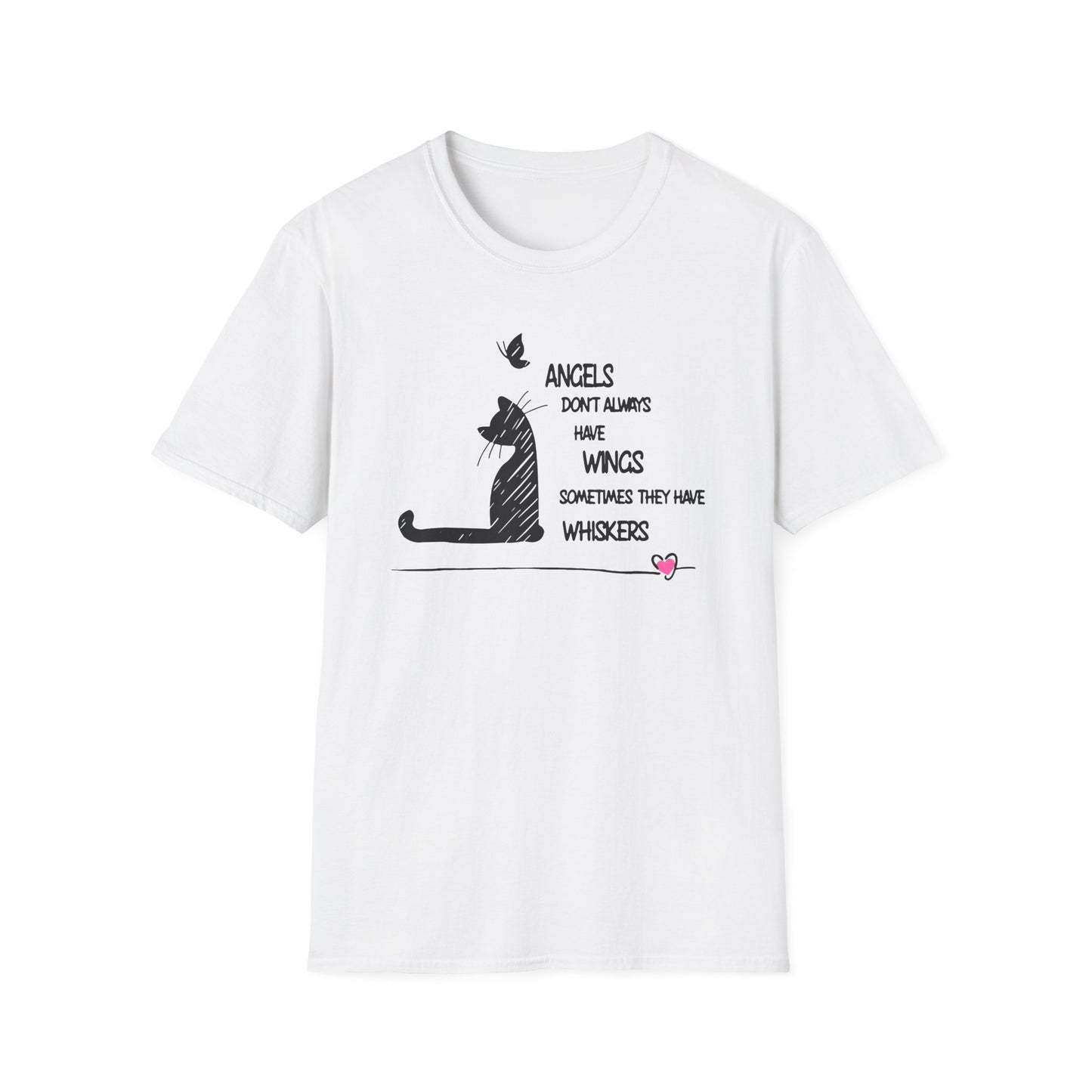 angelshave whiskers T-shirt