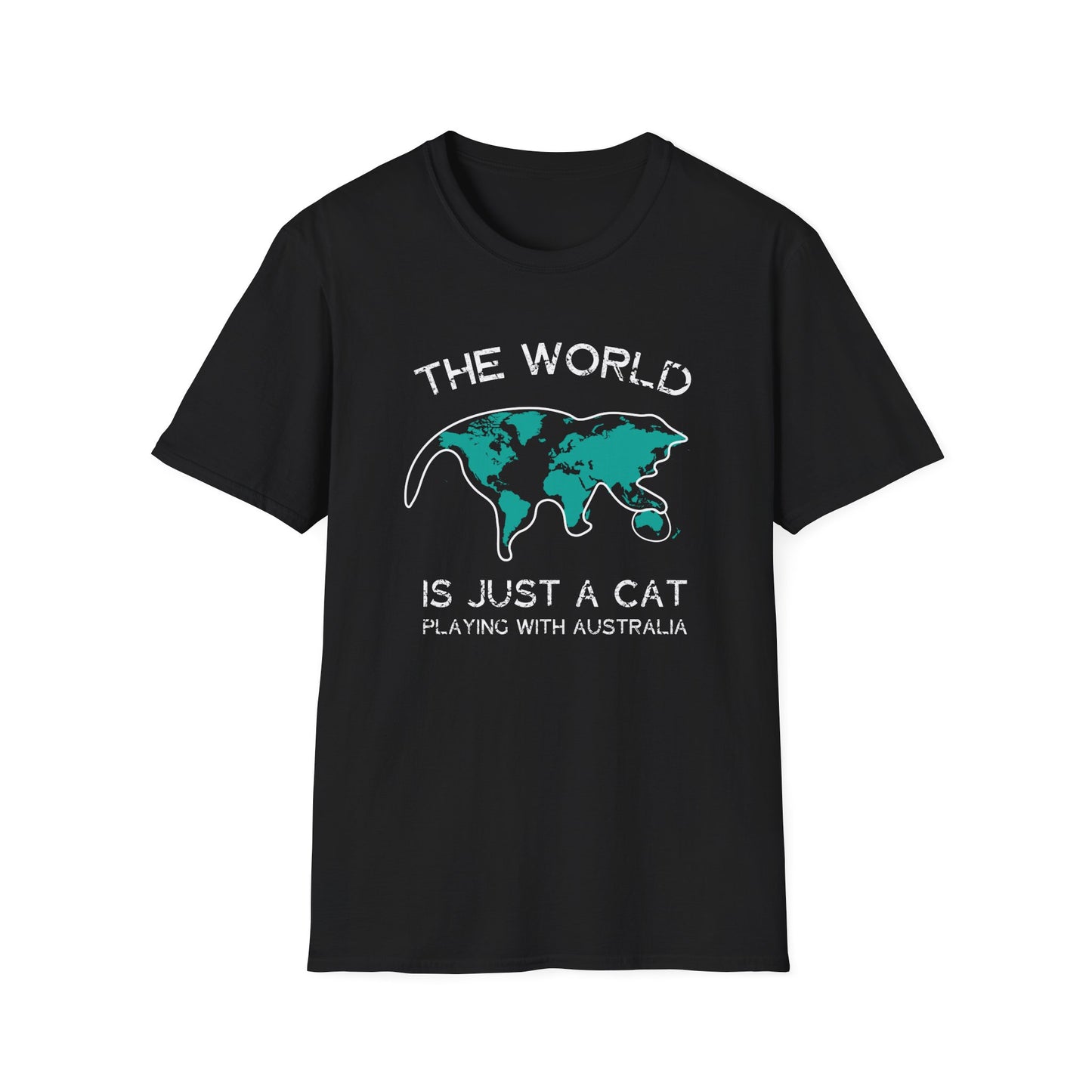 The world is a cat T-shirt