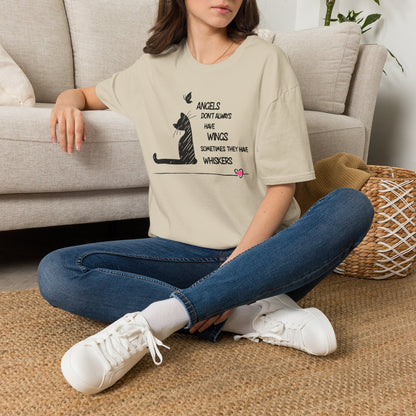 angelshave whiskers T-shirt