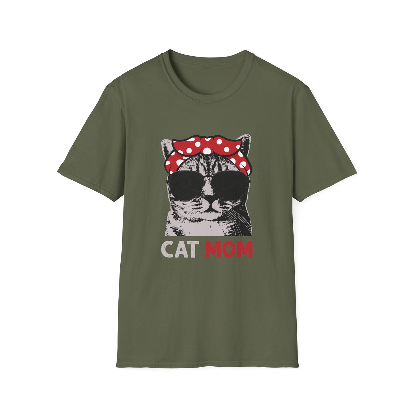 Cat mom T-shirt