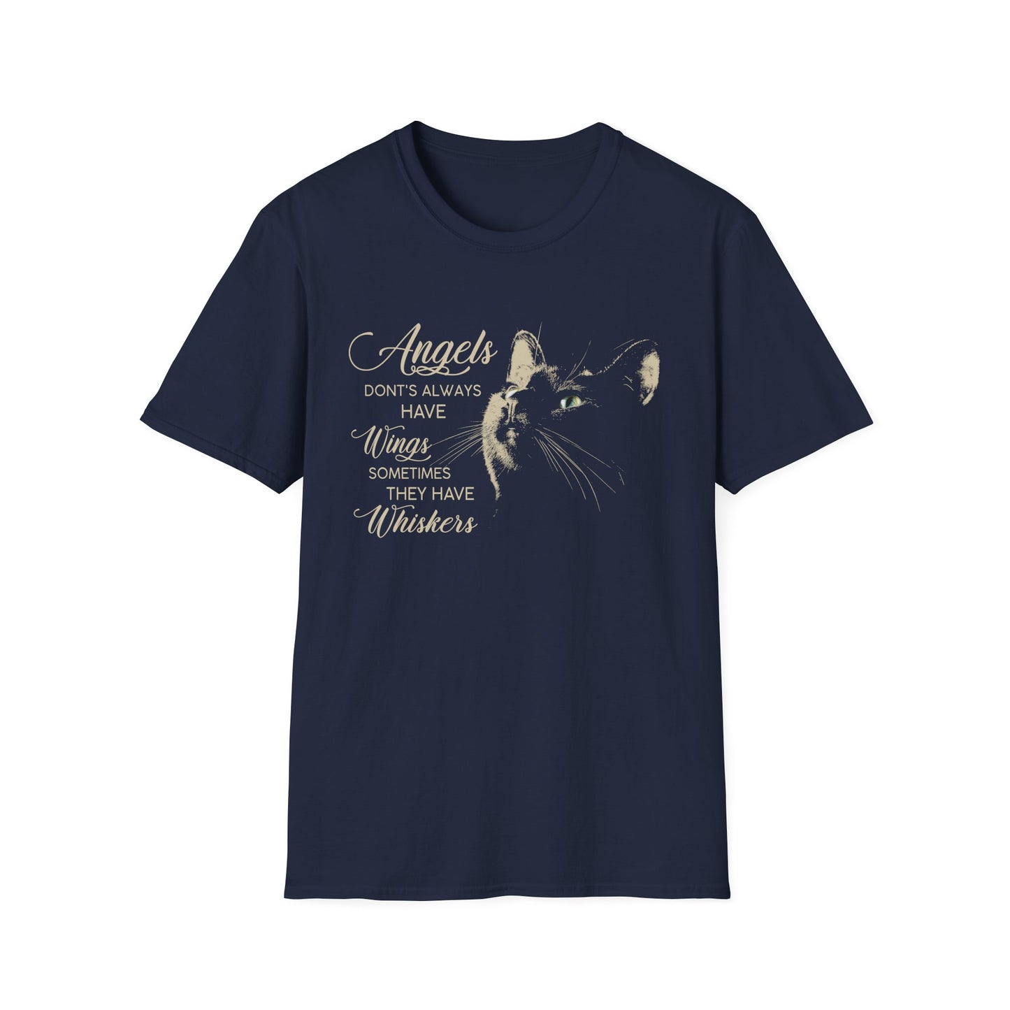 angels have whiskers T-shirt