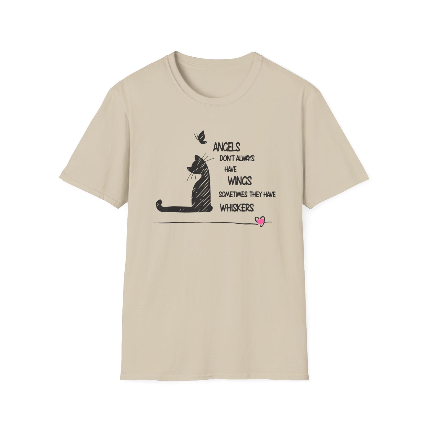 angelshave whiskers T-shirt