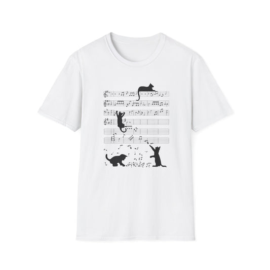 music notes T-shirt