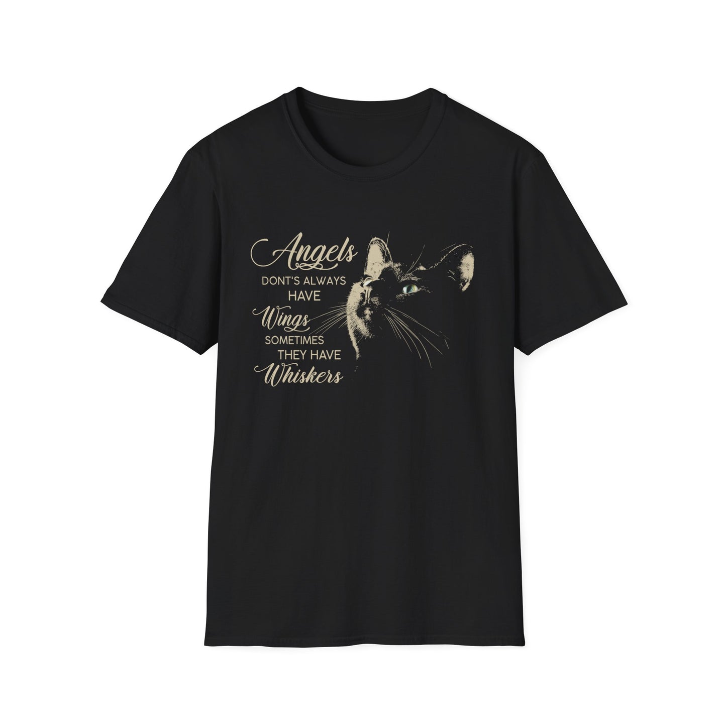 angels have whiskers T-shirt