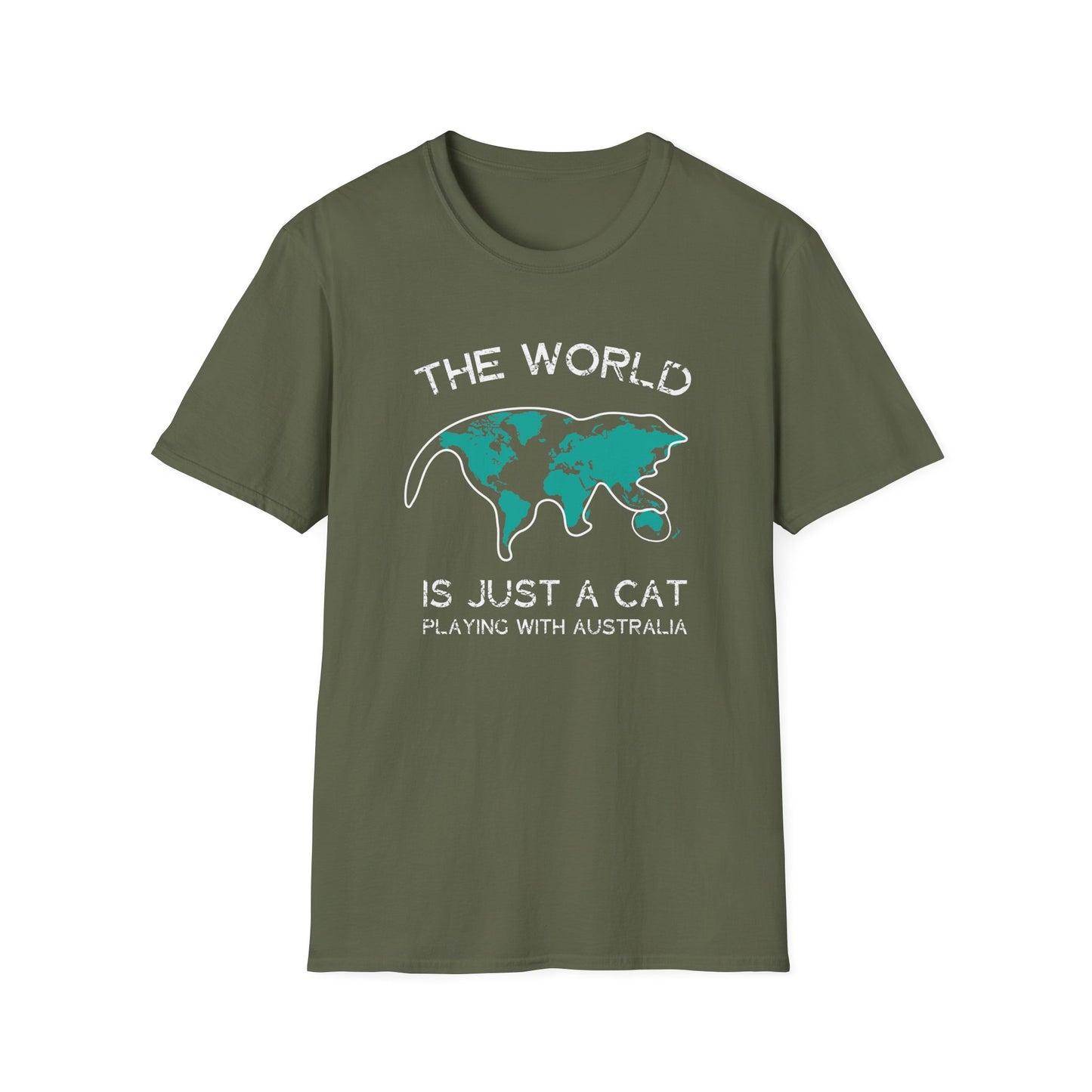 The world is a cat T-shirt